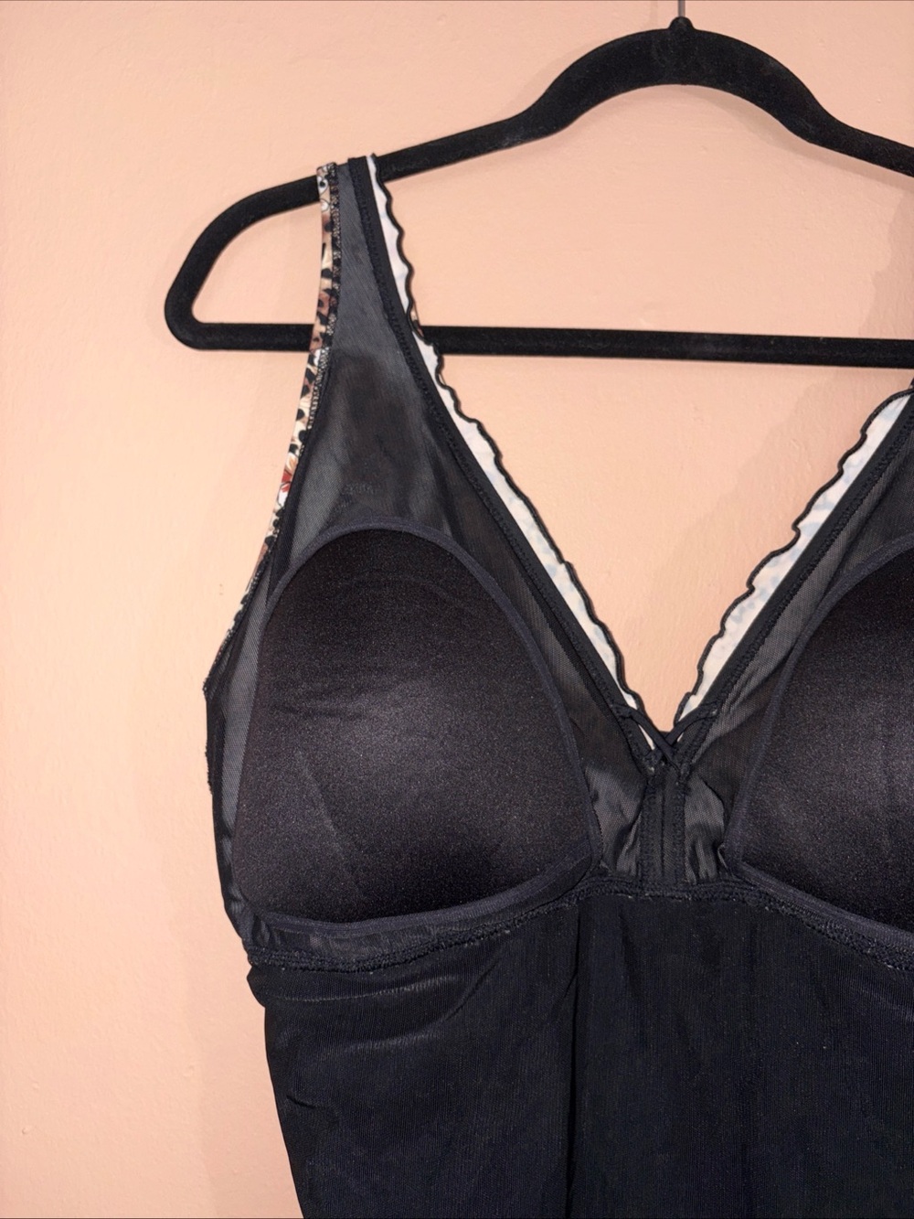 Profile by Gottex Black/ Leopard Onepiece Swimwear Size 18W - Picture 7 of 10